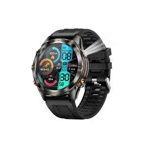 Montre connect&eacute;e avec suivi d'activit&eacute;, fonction appel, 100 modes sportifs, moniteur de fr&eacute;quence cardiaque, noire - Neuf