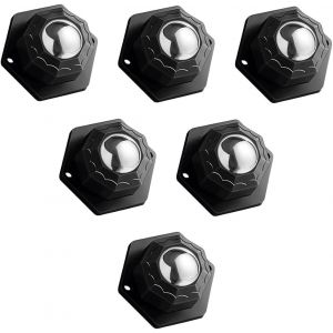 6 Pcs Roulette Charge Lourde,Roulettes &Agrave; Billes Pour Forte Charge Charge 200kg,Petite Roulettes Pour Meubles,Roulettes Pivotantes Autocollantes,Roulettes Plates Pour Petits Appareils De Cuisine - Neuf