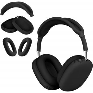 LORANKA-Coque 3 en 1 en silicone pour &eacute;couteurs Apple AirPods Max, accessoire AirPod Max Housse de protection pour bandeau/oreillettes/coussinets d'oreille, anti-rayures et r&eacute;sistant &agrave; la transpirati - Neuf