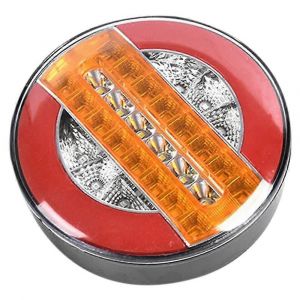 Remorque De 4 Pouces Feu Arrière Dynamique 24v Led Camion Feu De Freinage Led Hamburger D'eau Rond Pour Voitures,Boa - Neuf
