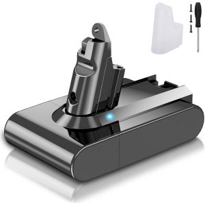 NouvelHorizonstore-2500mAh V6 Batterie pour Dyson V6 Animal Absolute DC62 SV03 SV04 SV05 SV06 SV07 SV09 DC58 DC59 DC61 DC72 DC74 Aspirateur Dyson Toute S&eacute;ries, 21.6V Batterie - Neuf