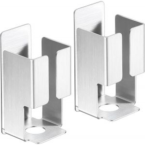 Nsiecd-2 Pi&egrave;ces Supports De Brosse &Agrave; Dents &Eacute;lectrique, Porte Brosse &Agrave; Dents Mural, En Acier Inoxydable 304 Porte Brosse &Agrave; Dents Electrique, Support De Rangement Pour Brosse &Agrave; Dents, Dentifrice - Neuf