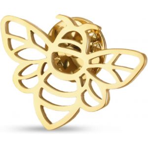 Kjdal-Miel Abeille Broche En Acier Inoxydable Papillon Broche Insecte Thème Épinglettes Bijoux - Neuf