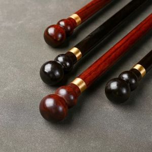 Chausse-Pied En Laiton Pur Et Palissandre 35cm + 1 Pompon Vert - Neuf