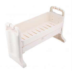 Hjlian Etagere D'angle De Cuisine Et Salle De Bain, Tiroir De Rangement, Support Sur Pied, Organisateur De Maquillage - Neuf