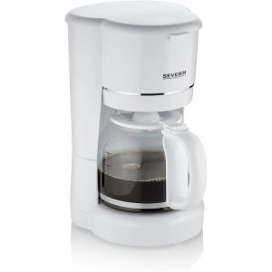 ChenQuanSarl-Cafetière Filtre, 900W, 1,4L, Jusqu'À 10 Tasses, Système Anti-Goutte, Filtre Permanent Amovible, Plaque Chauffante, Blanc, Ka4323 - Neuf