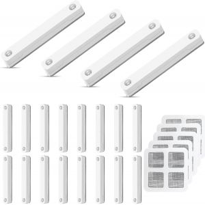 Aimant Moustiquaire, 20 Pièces Aimants Autocollants Puissants pour Moustiquaires de Fenêtres,Eviter de Tomber Auto-Adhesif Aimant de Fenêtre, Aimant Néodyme pour Fixation Moustiquaire Fenêtre - Neuf