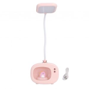 Lampe De Table A Angle Reglable, Eclairage Doux, Forme Mignonne, Rechargeable Par Usb, Petite Veilleuse Portable A Changement De Couleur Pour La Maison - Neuf