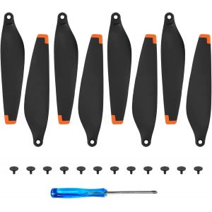 Lot De 2 Paires D'h&eacute;lices Pour Drone Dji Mini 3 Pro, 8 Pi&egrave;ces Drone Wing Spare Blade Pour Dji Mini 3 Pro Fly More Kit D'accessoires - Neuf