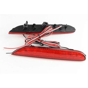 Rflecteur de pare-chocs arrire de voiture 26560-JJ90A pour Q50 rouge - Neuf