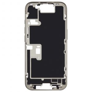 Ch&acirc;ssis Central Compatible iPhone 16 Pro Ajustement Pr&eacute;cis et S&eacute;curis&eacute; Gris clair - Neuf
