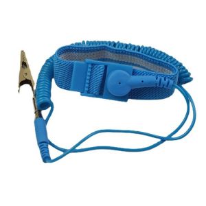 4pcs Bracelet Anti-Statique Sangle Élastique Avec Clip Pour L'équipement Électronique Sensible De La Réparation Des Outils De Travail - Neuf