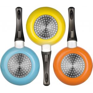 Po&ecirc;le Mini Indubasic, 14 Cm, Aluminium, Antiadh&eacute;sif, Compatible Avec L'induction, Couleur Al&eacute;atoire - Neuf