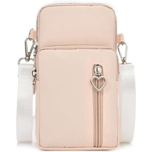 CAUC-Petit Sac T&eacute;l&eacute;phone Portable Femme, Femme Portefeuille, Sac &Agrave; Bandouli&egrave;re En nylon, sac &agrave; bandouli&egrave;re pour t&eacute;l&eacute;phone portable, bandouli&egrave;re r&eacute;glable et d&eacute;tachable, &Eacute;paule Portefeuille&iquest; - Neuf