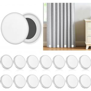 KALANKA-14 Paires Poids Magn&eacute;tiques pour Rideaux,Blanc Poid de Rideau avec Aimants Tr&egrave;s R&eacute;sistant Aimants de Rideau de Douche,Poids de Draperie Magn&eacute;tique pour Nappes de Douche - Neuf