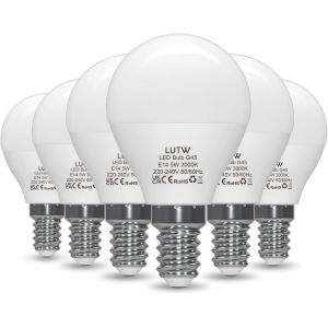 Kalanka-Ampoule Led E14 G45 Blanc Chaud 3000k, 5w &iquest;&iquest;Quivalent 40w, G45 Type Globe Ampoules Avec Petit Culot &iquest;&iquest; Vis, 480lm, &iquest;&iquest;Conomie D'&iquest;&iquest;Nergie &iquest;&iquest; Angle De Faisceau 220&iexcl;&Atilde;, Non Dimmable, Lot De 6 - Neuf
