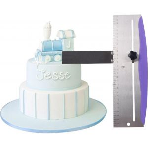 Kal-Grattoir À Gâteau En Acier Inoxydable De 30,5 Cm, Outil De Décoration, Spatule De Cuisine Pour Mousse, Fromage, Gâteau À La Crème (Lot De 1) - Neuf