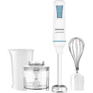 U2013 Mixeur Plongeant Robot 1000 Plus Inox, 2 Vitesses + Turbo, Lames En Inox, Cloche Anti-&Eacute;claboussures, Ergonomique, Sans Bpa| Lavable Au Lave-Vaisselle| Avec Accessoires - Neuf