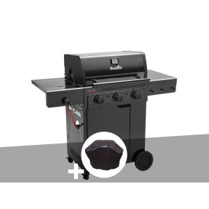 Barbecue &agrave; gaz Essential 3G - 3 br&ucirc;leurs + Housse de protection - Char-Broil - Neuf
