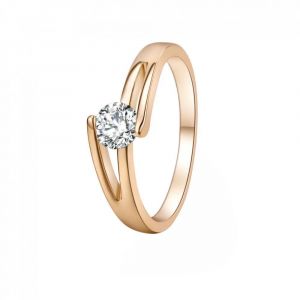 Style Simple Femmes Dame Bague Zircon D&eacute;coration D&eacute;licat Bijoux En Cuivre Pour Mariage (#7.75) - Neuf