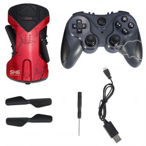 Drone Telecommande 2,4 Ghz, Maintien De L'altitude, Retour Par Une Touche, Quadricoptere Rc (Rouge Sans Camera) - Neuf