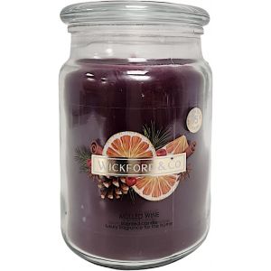 Wickford & Co Collection De Bougies Parfumées 5 Parfums De Luxe Différents Avec 95 Heures De Combustion Dans Un Bocal En Verre Avec Couvercle (Taille Unique, Vin Chaud) - Neuf