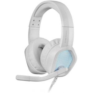 KALANKA-MH320, Casque Gaming RGB, Son Ultra-Bass 3D, Microphone avec Filtrage du Bruit, Ultral&eacute;ger Rotatif, Windows/PS4/PS5/XBOX One/Xbox Series X-S/Mac/Switch/Switch 2/Smartphone/Tablette, Blanc - Neuf