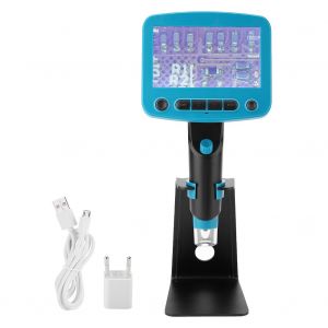 Microscope numerique DM-01 800X avec loupe video LCD 4,3"" pour reparation de PCB et de telephones (prise UE, 100-250 V) - Neuf
