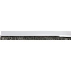 100cm Stop-Courant d'air Blanc,Bande d'étanchéité autocollante pour Portes,Joint de Porte avec Bande Brosse,Protection Contre la poussière,Le Bruit et Les Courants d'air,Brosse de Porte à Haut - Neuf