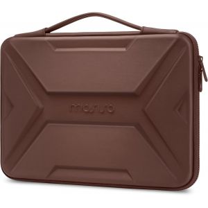 Housse Ordinateur Portable 15,6 Pouces,Étanche&Aantichoc,Sac Protection Artistique Géométrique En Eva Avec Poignée,Compatible Avec Macbook Pro 16,Hp,Dell,Lenovo Notebook,Marron[COM912509] - Neuf