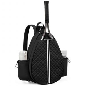 L&eacute;ger Pickleball Sac De Poche, R&eacute;glable Imperm&eacute;able De Sport Sac De Raquette Pour Les Hommes Et Les Femmes, Les Noirs Conception Multifonctionnelle - Neuf