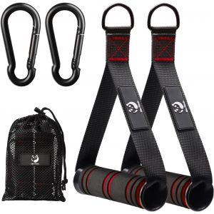 2 Pcs De Poign&eacute;es De R&eacute;sistance Poign&eacute;e De Tirage Musculation Accessoire Pour Machine Smith Bande De R&eacute;sistance Multi Station.[K1384] - Neuf