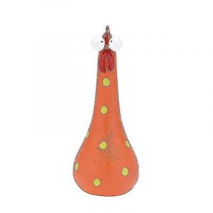 2023new R&eacute;sine Long Neck Poulet Ornements Pour Jardin Cour D&eacute;coration Ext&eacute;rieure Silly Hen Statues Bureau Figurines De Bureau - Neuf