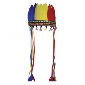 Coiffe Indien Plumes Enfant - Neuf