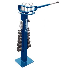 Plieuse manuelle pour plat, rectangle, rond jusque 180&deg; y compris jeux de rouleaux durcis et sur pied made in Europe Metallkraft UB10 - Neuf