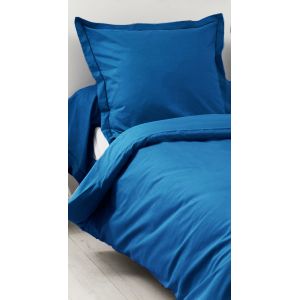 Housse De Couette Unie En 100 % Coton - Neuf