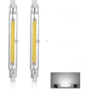 R7s 118mm 40w Led Ampoule Blanc Froid 6000k,3000lm,J118 400w Équivalent Lampe Halogène Équivalente,Dimmable,360 Degrés Linéaire 40w R7s Tw - Neuf