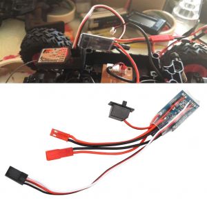 Contrôleur de vitesse électrique bidirectionnel ESC brossé 30A avec frein pour voiture RC bateau noir - Neuf