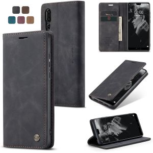 Case For Huawei P20 Pro Case, Premium Pu Leather Protective Flip Wallet Case Cover For Huawei P20 Pro Case, Black - Neuf