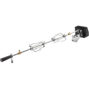 Ulteronixshop-Tournebroche haut de gamme, brochette de grill de haute qualit&eacute; pour R&Ouml;SLE BBQ-stations VIDERO G4/G6 et MAGNUM G4, capacit&eacute; de charge 10 kg, acier inoxydable 18/10 - Neuf