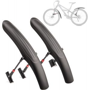 Subzonal-Ensemble De Garde-Boue Pour V&eacute;lo &iquest; D&eacute;montage Rapide Universel &iquest; Protection Anti-&Eacute;claboussures En Plastique Haute Performance Pour V&eacute;los De 24 &Agrave; 29 Pouces - Neuf