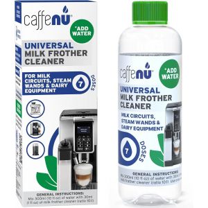 JGD-Nettoyant pour Mousseur &agrave; Lait. Nettoyant Alcalin 200ml pour Syst&egrave;mes de Lait et Machines &agrave; Caf&eacute;. Accessoires pour Machines Espresso et Baristas. 7 Doses. - Neuf
