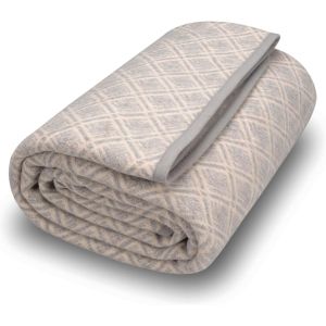 Ulteronixshop-Couverture en Laine M&eacute;rinos - Grand Couvre-Lit pour Canap&eacute;-Lit, Simple, Double - Douce et Chaude pour Pique-Nique, Camping - 160 x 200 cm - Neuf