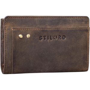 YEMAESRE-Malio' Portefeuille Pour Clef Cuir Vintage Porte Monnaie Étui Porte Carte Vec Rfid Blocage Pochette À Clés Petite Trousse Cuir Véritable - Neuf