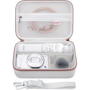 &eacute;tui t&eacute;l&eacute;phone Portable pour Sony zv-1/zv-1F vlog Appareil Photo num&eacute;rique et Bluetooth poign&eacute;e Vlogger pour vlogging Youtube Live Streaming vid&eacute;o,Chargeur de c&acirc;ble USB Battery Grip - Neuf