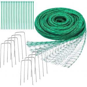 Filet de Jardin, Vert Jardin Anti Oiseau Filet, Filet de Filet pour Plantes de Jardin, Bassin pour Plante Filet de Protection pour Pest Control(4 m x 10 m) - Neuf