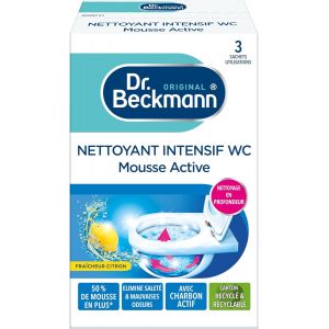 KGABERY-Nettoyant Toilette Intensif-Mousse Active Au Charbon Actif-Produit Toilette Qui Élimine Saleté&Mauvaises Odeurs Pour Un Nettoyage En Profondeur-Fraicheur Citron-3x100G - Neuf