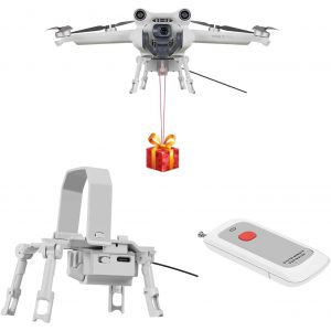 Checarzhn--No1-Drone Airdrop Système Universel Pour Drone Dji Mini 3 Pro/Mini 3 Drone Déclencheur De Charge Utile Transport Delivery Release Drop Device-Lichifit - Neuf