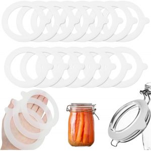 Mevronisshop-15 St&uuml;ck Joint Bocaux Le Parfait 69x95mm Caoutchouc Bocaux Silicone Joint Bocaux R&eacute;utilisable Joint Caoutchouc Bocaux Rempla&ccedil;able Pour Bocaux De Conservation Bocaux En Verre Bocaux - Bla - Neuf