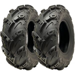 24x8.00-12 ATV Quad Tyre OBOR Mudsling WU05 Tubeless Road Legal 217kg (Set of 2) - Neuf